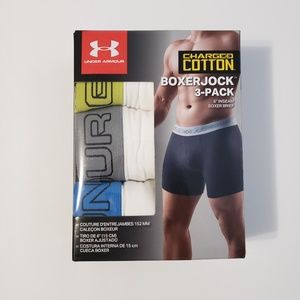Under Armour Charged Cotton Boxer Jock Briefs NIB